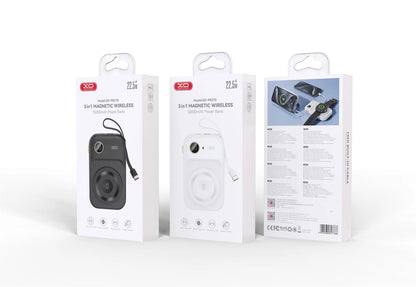 Power Bank XO 3 en 1 Magnético con Carga Rápida