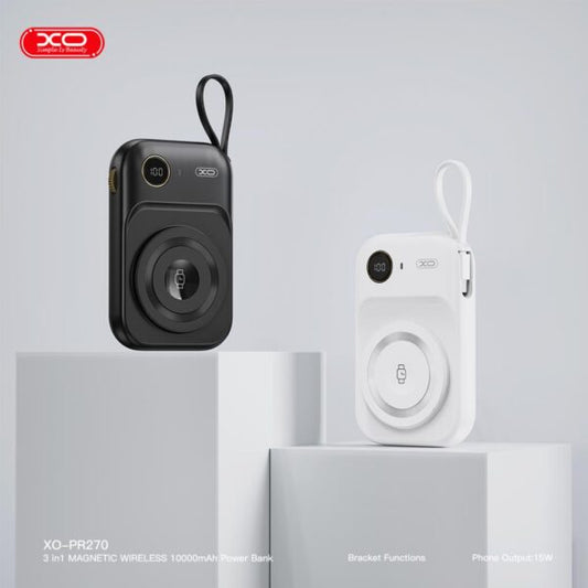 Power Bank XO 3 en 1 Magnético con Carga Rápida