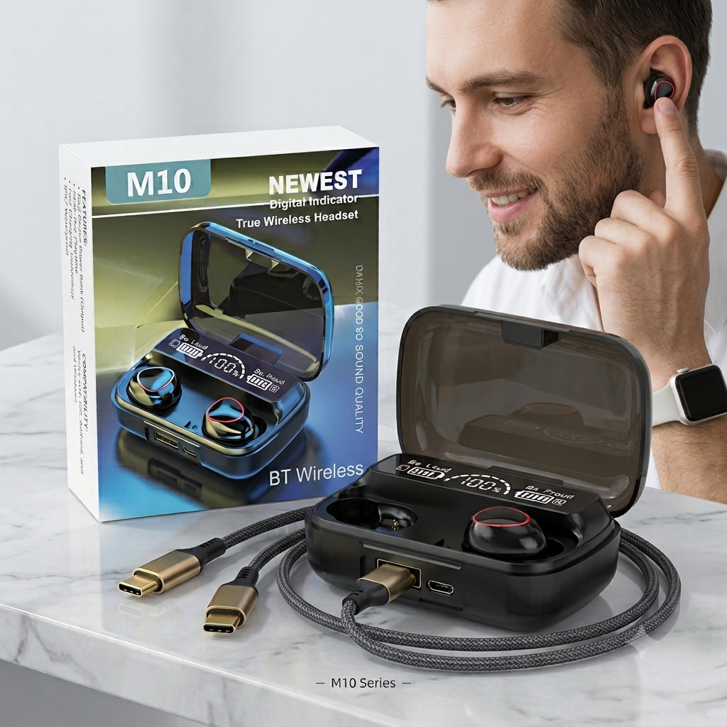 Audífonos Inalámbricos M10 True Wireless