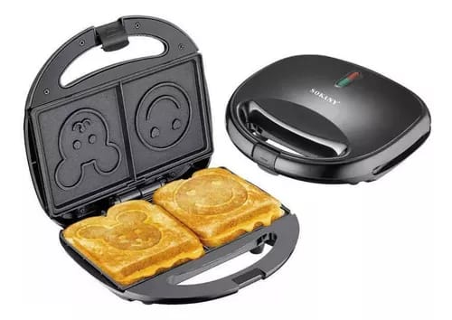 Sandwichera Eléctrica Doble Sokiny